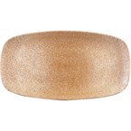 Churchill Raku Garnet Orange Chefs Ovaal Bord 35.2 x 18.7cm (6 stuks)