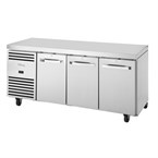 True 3-Deurs 1/1 GN Toonbank Koelkast Tcr1/3-Cl-Ss-Dl-Dr-Dr