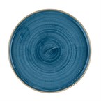 Churchill Stonecast Java Blue Bord Met Opstaande Rand 25.9cm (6 stuks)