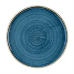 Churchill Stonecast Java Blue Bord Met Opstaande Rand 21cm (6 stuks)