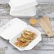 Fiesta Composteerbare Bagasse Voedselcontainers 400x335mm (200 stuks)