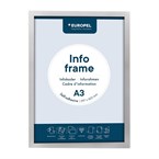Europel Infolijst / Zelfklevende Set 2 Stuks A3 Zilver