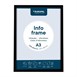 Europel Info Kader / Zelfklevende Set 2 Stuks A3 Zwart