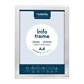 Europel Info Frame / Zelfklevende Set 2 Stuks A4 Zilver