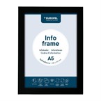 Europel Info Frame / Zelfklevende Set 2 Stuks A5 Zwart