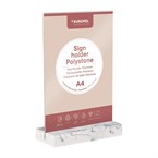 Europel Bordhouder A4 Polystone Wit