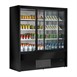 Zoin Cervinho Multi-Deck Display Zwart Met Schuifdeuren 1200mm