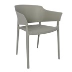 Bolero Lorenzo Caféstoelen Middengrijs (2 stuks)