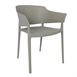 Bolero Lorenzo Caféstoelen Middengrijs (2 stuks)