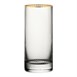 Utopia Hayworth Hiball-Glas Met Gouden Rand, 355ml (6 stuks)
