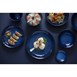Olympia Luna Midnight Blue Footed Bowls 205 mm (4 stuks)