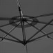 Bolero Venice Heavy Duty Parasol Zwart 3,5M