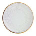 Olympia Drift Grijze Coupe Borden Met Reliëf, 180mm (6 Stuks)