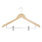 Bolero Houten Hanger Met Antislipclips (10 stuks)