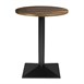 Bolero Complete Tafel Rond Donker Hout Effect 600mm