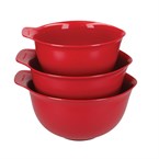 Kitchenaid Mengkommen Empire Rood (3 stuks)