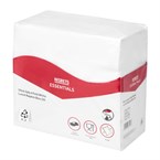 Nisbets Essentials 2-Laags 4-Voudige Witte Lunchservetten (50 stuks)