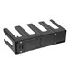 Nisbets Essentials 4-Slot Bekerhouder Polypropyleen Zwart