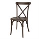 Bolero Manhattan Cross-Back Harsstoelen Donker Hout Effect (4 stuks)
