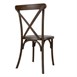 Bolero Manhattan Cross-Back Harsstoelen Donker Hout Effect (4 stuks)