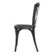 Bolero Manhattan Cross-Back Kunststof Stoelen Zwart (4 stuks)
