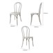 Bolero Soho Bentwood Stijl Harsstoelen Limewash (4 Stuks)