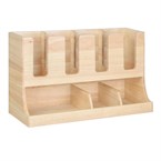 Olympia Cup En Sausstation Hevea Hout 450x120x240mm