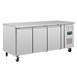 Polar U-serie 3-deurs counter met euronorm opslag 634Ltr