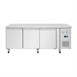 Polar U-serie 3-deurs counter met euronorm opslag 634Ltr