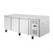 Polar U-serie 3-deurs counter met euronorm opslag 634Ltr
