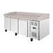 Polar U-serie Bakkerij Counter Koelkast met Granieten Blad 634Ltr