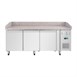 Polar U-serie Bakkerij Counter Koelkast met Granieten Blad 634Ltr