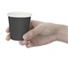 Fiesta Recyclebare Hot Cups Enkelwandig Zwart 6oz (1000 stuks)