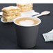 Fiesta Recyclebare Hot Cups Enkelwandig Zwart 6oz (1000 stuks)