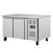 Polar U-serie 2-deurs counter met euronorm opslag 427Ltr