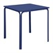 Bolero Adeline Stalen Vierkante Tafel 700mm Donker Blauw