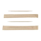 Sier Disposables FSC® Houten Tandenstoker, Twee Punten, Per Stuk Verpakt, 65 mm (1000 stuks)