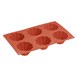 Vogue Silicone Briochevorm 6 stuks