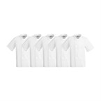 Whites Boston unisex koksbuis korte mouw wit