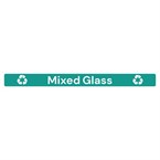 Jantex Slim Bin Label - Gemengd glas