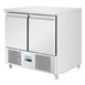 Polar U-Serie Geventileerde 2-Deurs Saladette 257Ltr
