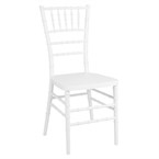 Bolero Chiavari Polypropyleen Stoelen Wit (4 stuks)