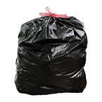 Nisbets Essentials Medium Duty Bin Bags Black 70Ltr (50 Pack)