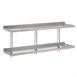 Gastro-M complete wandrek 2 niveaus 160x40cm - volledige montageset (excl. schroeven)