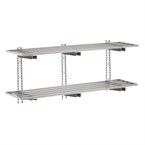 Gastro-M Complete wandrekset 2 niveaus 200x40cm - volledige montageset (excl. schroeven)