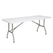Bolero Opvouwbare Rechthoekige Tafel 6ft Wit