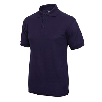 Unisex poloshirt donkerblauw