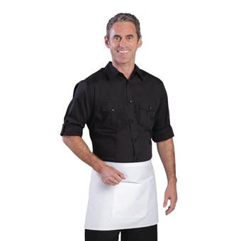 Uniform Works heren piloten overhemd zwart