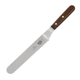 Victorinox gebogen paletmes met houten heft 25,5cm