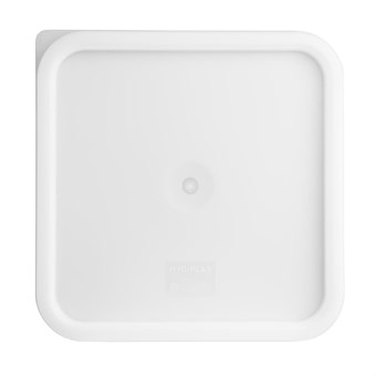 Hygiplas vierkant deksel wit groot